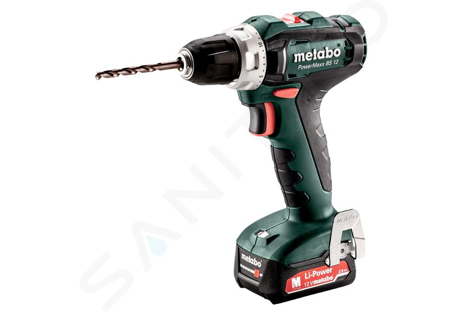 Metabo Outillage - Perceuse-visseuse sans fil 12 V, 1 batterie 2,0 Ah Li-Power, chargeur 601036000