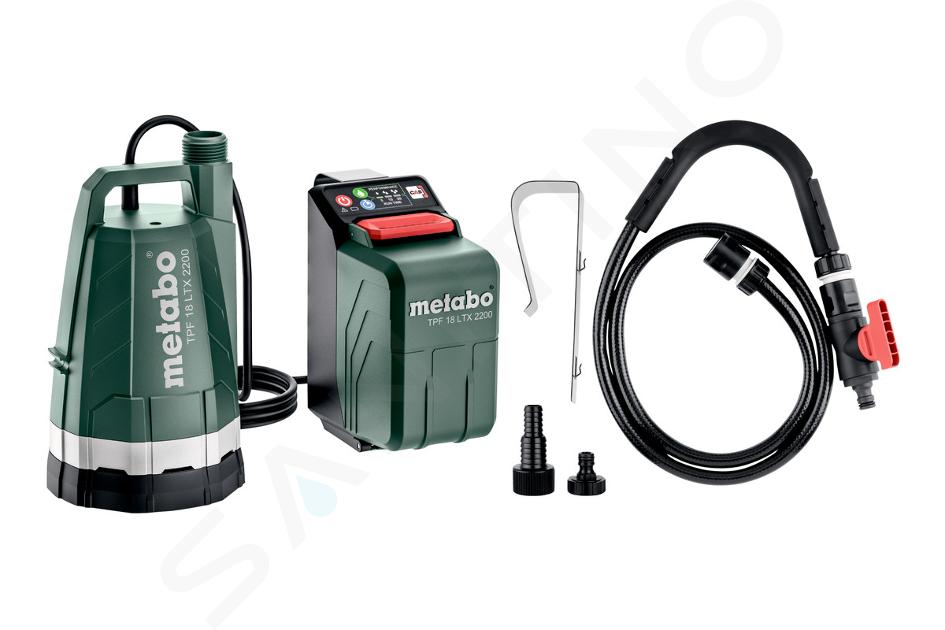 Metabo - Akku-Tauch- und Regenfasspumpe, 18V, ohne Akku und Ladegerät 601729850