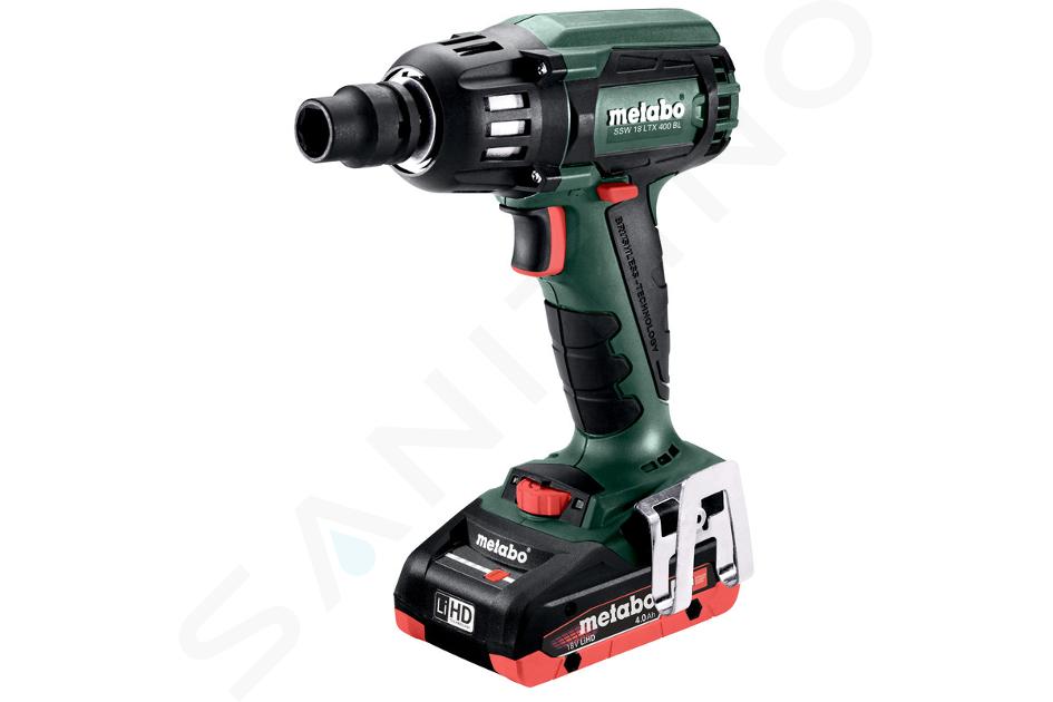 Metabo Herramientas - Llave de impacto AKU 18V, 2x batería 4.0 Ah XR, cargador 602205800