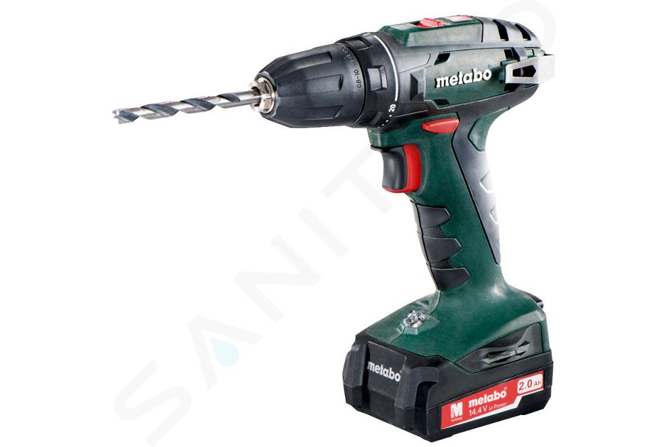 Metabo Eszközök - 14,4V AKU fúrócsavarhúzó, 2x akkumulátor 2,0 Ah Li-Power, töltő 602206540