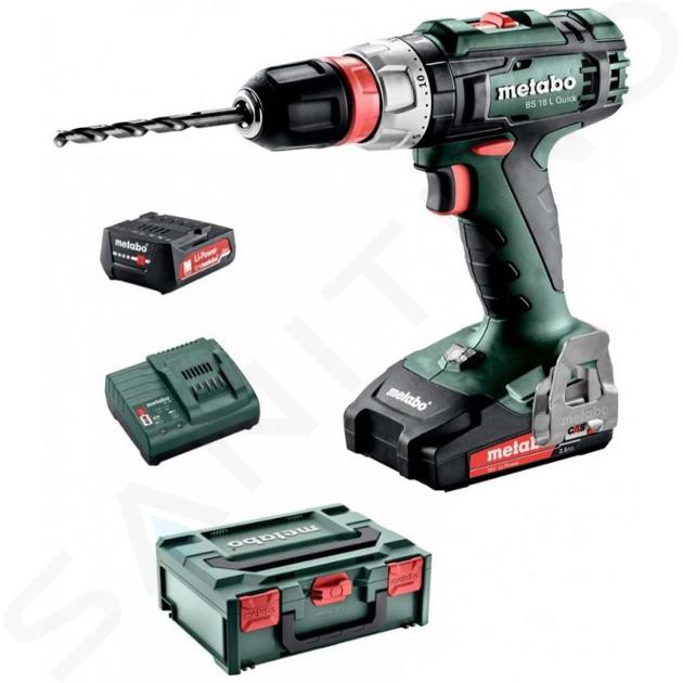 Metabo Werkzeuge - 18V Akku-Bohrschrauber, 2x 2,0 Ah Li-Power Akku, Ladegerät 602320500