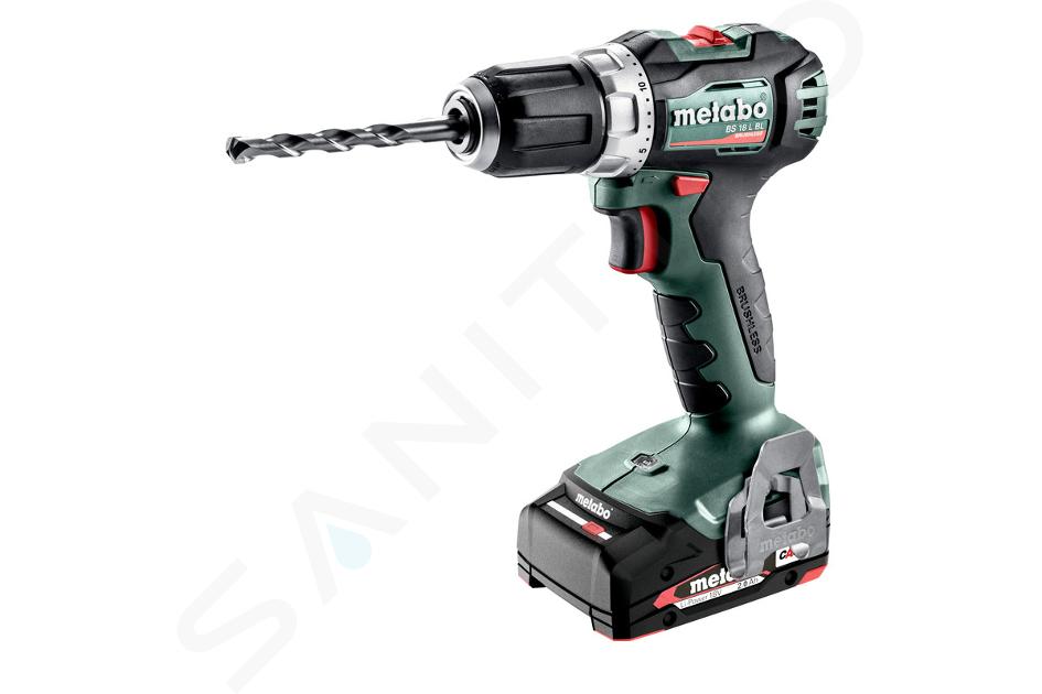 Metabo Utensili - Trapano a batteria 18V, 2x batterie 2 Ah, caricabatterie 602326500