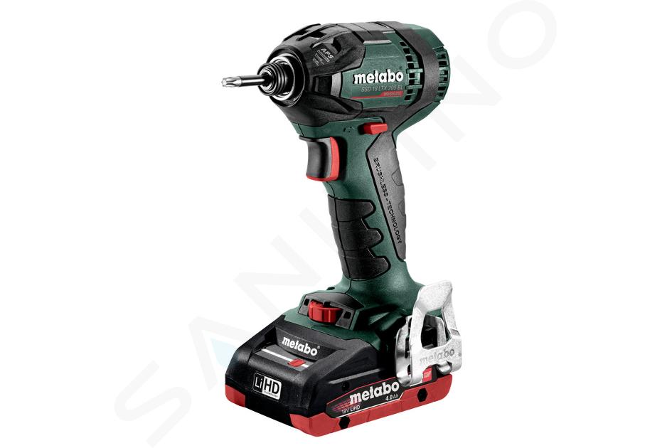 Metabo Herramientas - Llave de impacto AKU 18V, 2x batería 4.0 Ah XR, cargador 602396800