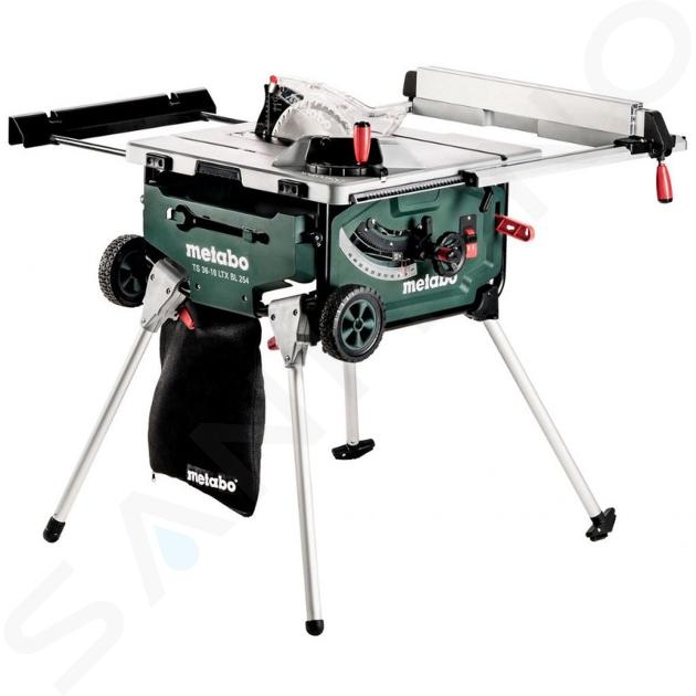 Metabo Werkzeuge - 18V Akku-Tischkreissäge 254 mm, mit Trolleyfunktion, ohne Akku und Ladegerät 613025850