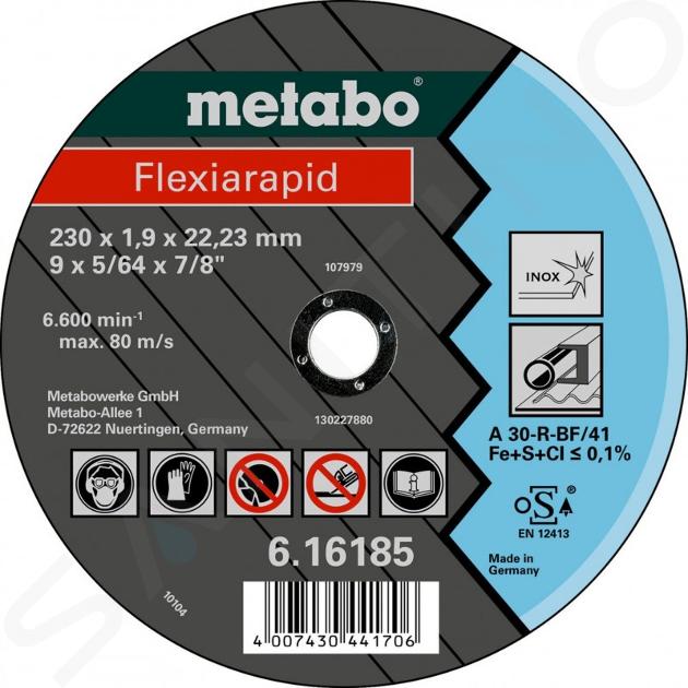 Metabo Accesorii - Disc pentru tăiere oțel inoxidabil 125 x 22,23 mm 616182000