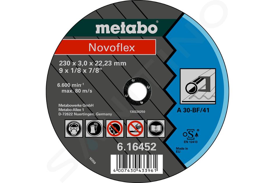 Metabo Accessori - Disco da taglio per acciaio 230x22,23 mm 616452000