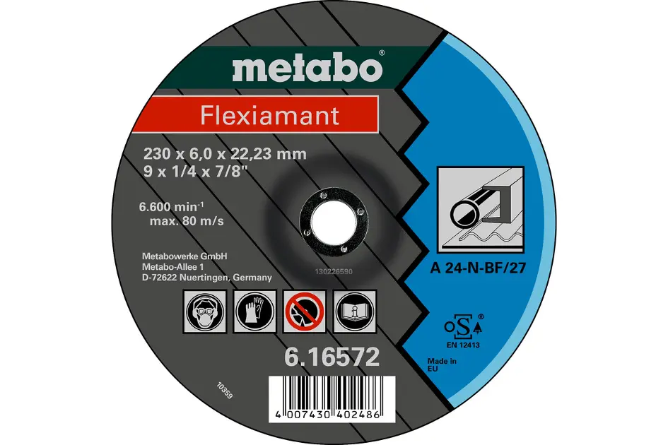 Levně Metabo Příslušenství - Hrubovací kotouč na kov 230x22,23 mm 616572000