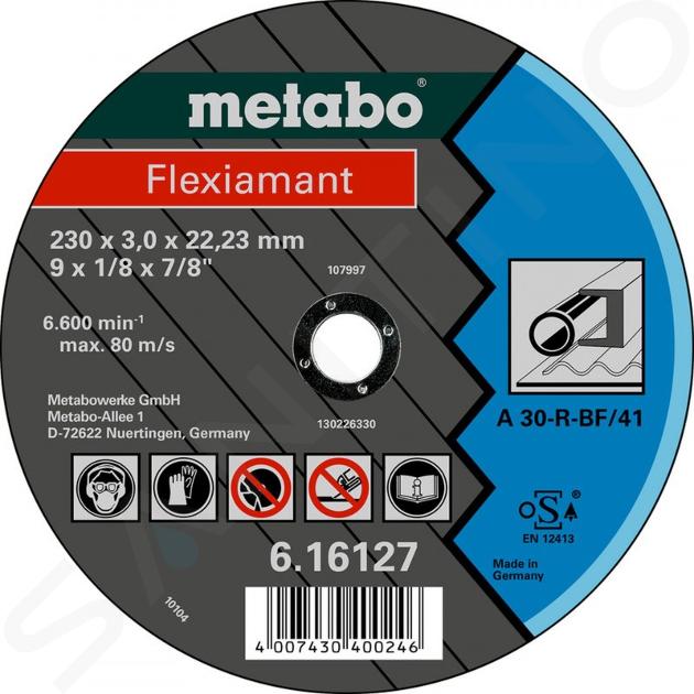 Metabo Příslušenství - Řezný kotouč na kov 125x22,23 mm 616732000