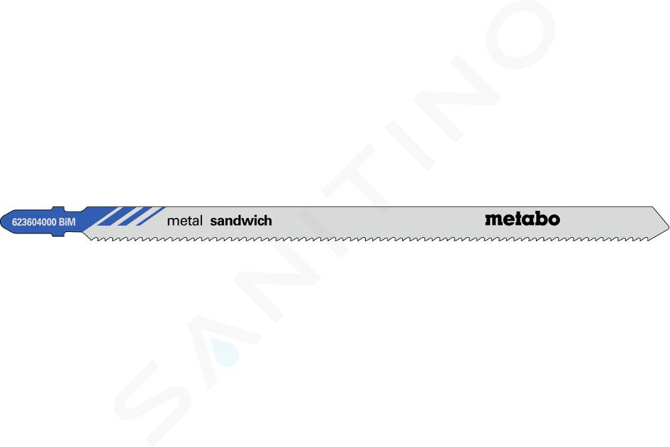 Metabo Příslušenství - Sada pilových plátků na kov, délka 150 mm, 5 ks 623604000