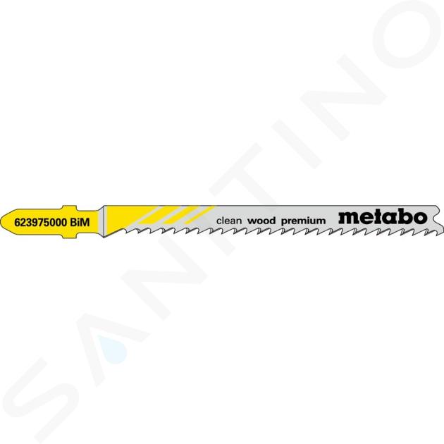 Metabo Toebehoren - Zaagbladen voor hout, lengte 74 mm, 5 stuks 623975000
