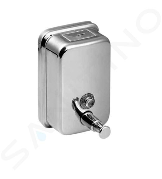 Sanela WC en inox - Ensemble WC à poser / lavabo , piezo, Antivandalisme,  inox mat SLWN 28P