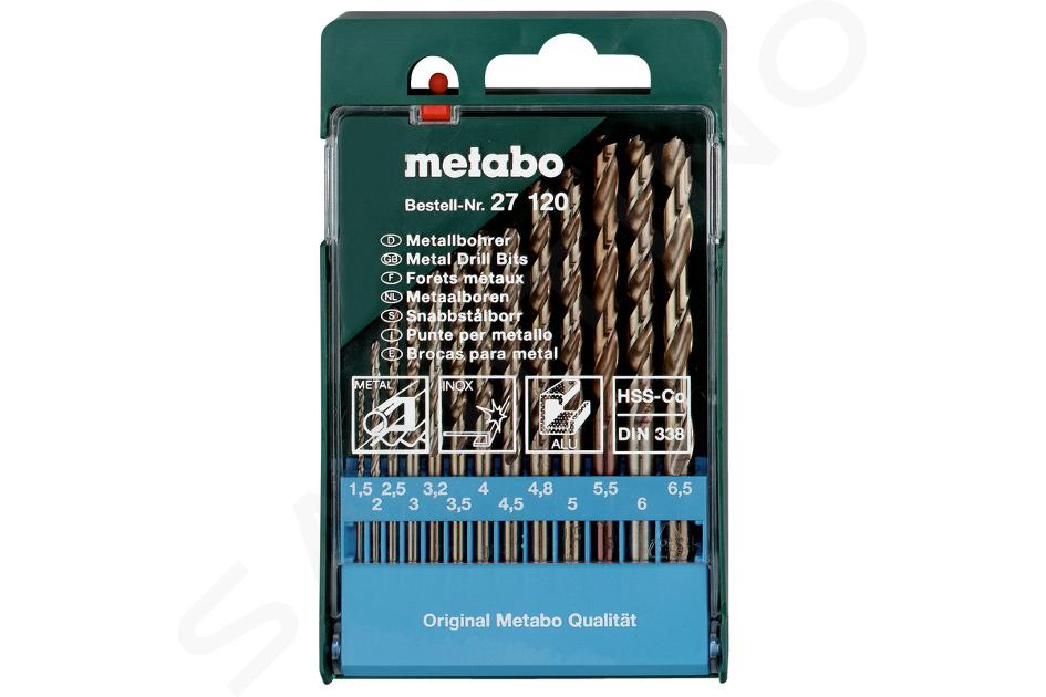 Metabo Accesorios - Juego de brocas para metal de 13 piezas. 627120000