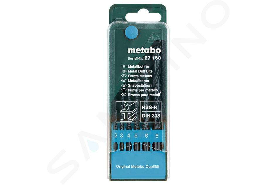 Metabo Accesorios - Juego de 6 brocas para metal 627160000