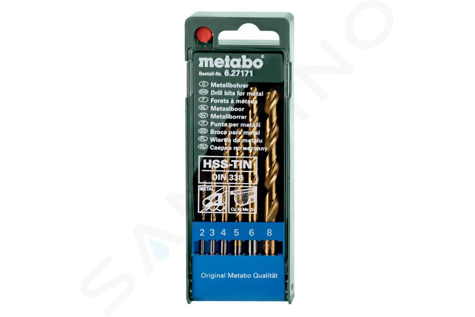 Metabo Accesorios - Juego de 6 brocas para metal 627171000