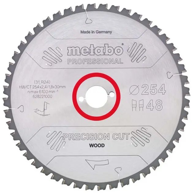 Metabo Tartozékok - Fűrészlap fához 315x30 mm, 48 fogú 628056000