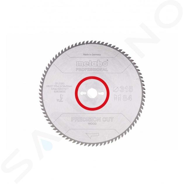 Metabo Accesorii - Disc de fierăstrău pentru lemn, 315x30 mm, 84 dinți 628058000