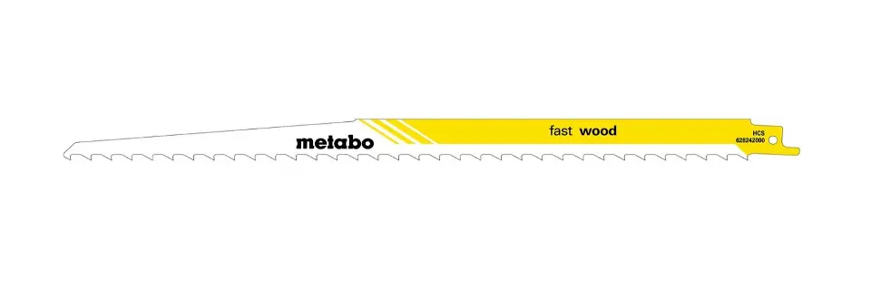 Levně Metabo - Sada pilových plátků na dřevo 3 TPI, délka 300 mm, 5 ks 628242000