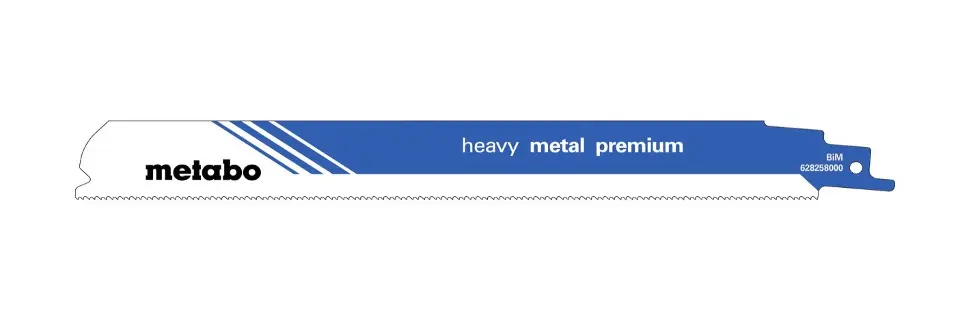 Metabo - Sada pilových plátků na kov 14/18 TPI, délka 225 mm, 2 ks 628258000