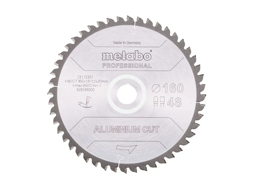 Levně Metabo - Pilový kotouč do hliníku, 160x20 mm, 48 zubů 628288000
