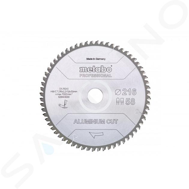 Metabo Accesorios - Disco de corte para aluminio 216x30 mm 628443000