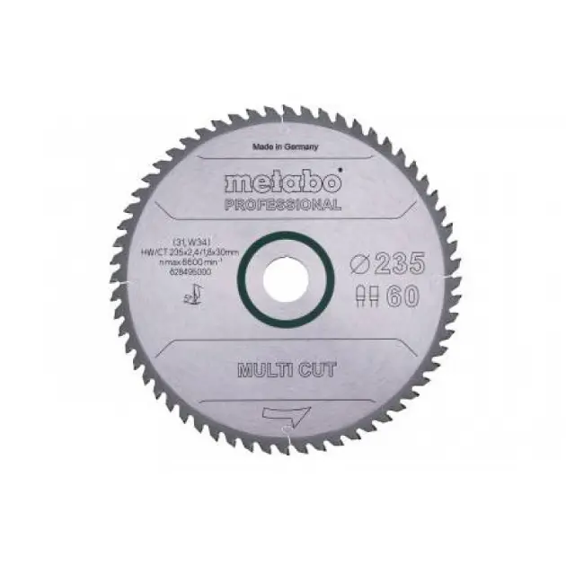 HiKOKI Accessoires - Zaagblad voor hout 255x30 mm, 60 tanden 4100025