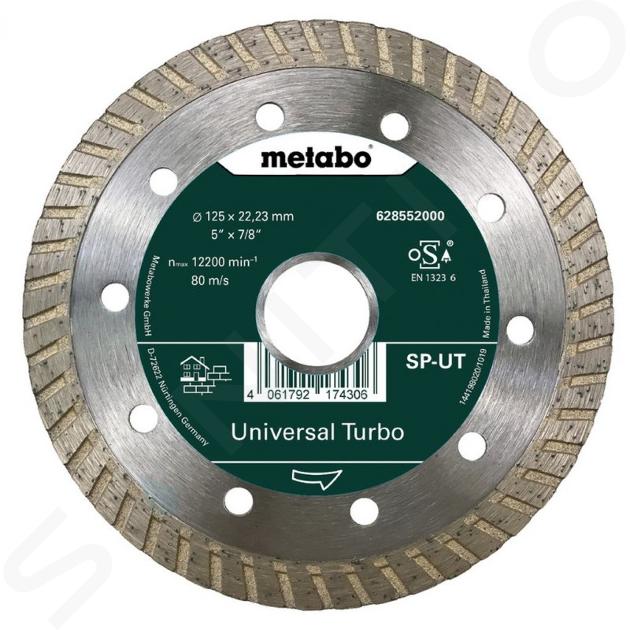 Metabo Příslušenství - Diamantový řezný kotouč na tvrdé materiály 125x22,23 mm 628552000