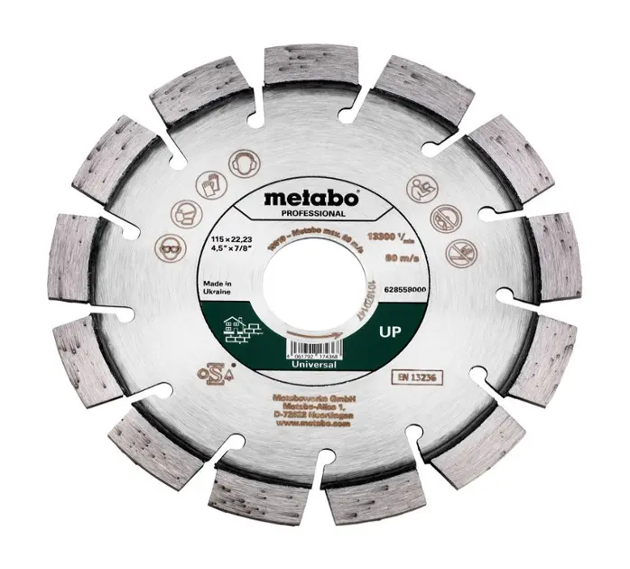 Levně Metabo - Diamantový řezný kotouč na stavební materiály 115x22,23 mm 628558000