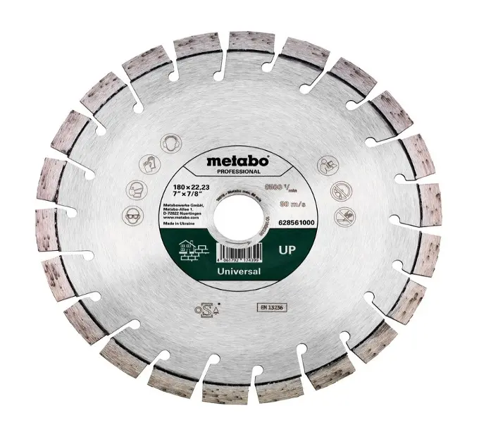 Levně Metabo - Diamantový řezný kotouč na stavební materiály 180x22,23 mm 628561000