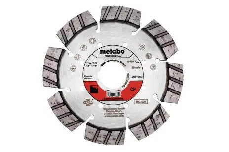 Levně Metabo - Diamantový řezný kotouč na beton 115x22,23 mm 628570000