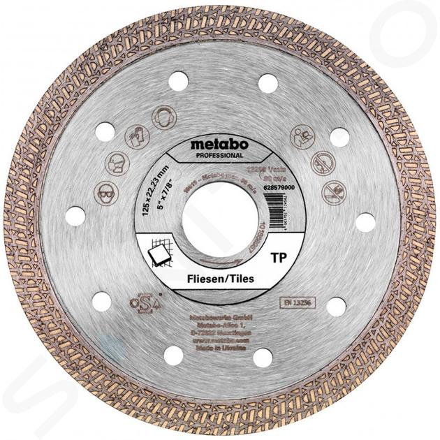 Metabo Diamantový rezný kotúč 125 x 22,23 mm 628579000