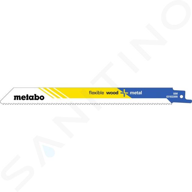 Metabo Zubehör - Satz Sägeblätter 8-10 TPI, Länge 200 mm, 5-tlg 631932000