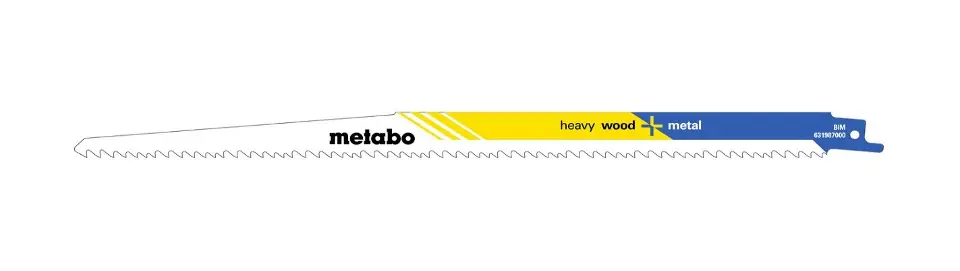 Levně Metabo - Sada pilových plátků 5-8 TPI, délka 300 mm, 5 ks 631987000