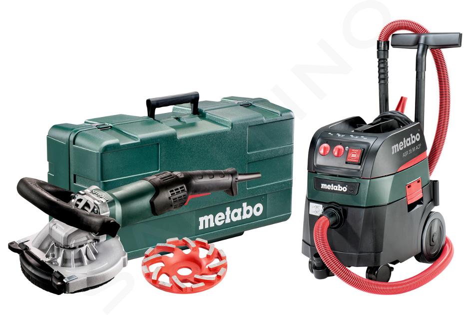 Metabo Náradie - Súprava renovačnej brúsky 125 mm a priemyselného vysávača 691001000