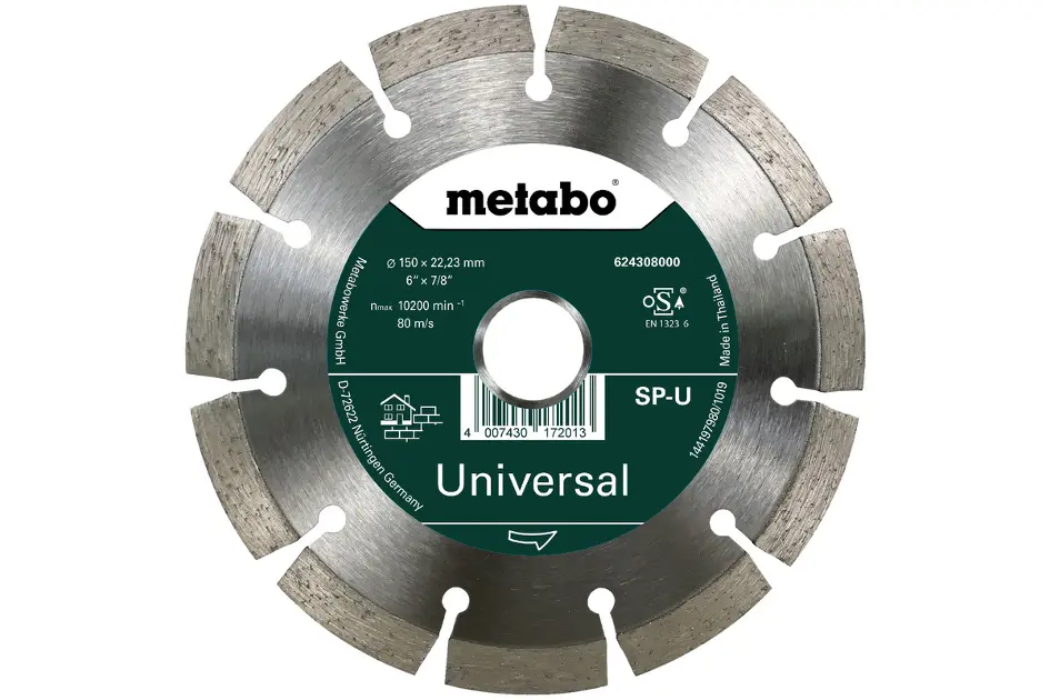 Levně Metabo Příslušenství - Diamantový řezný kotouč 150x22,23 mm 624308000