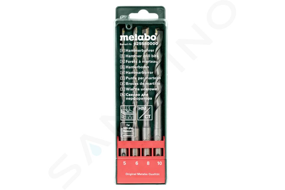 Metabo Accessori - Set di punte da trapano SDS Plus da 4 pezzi 625580000