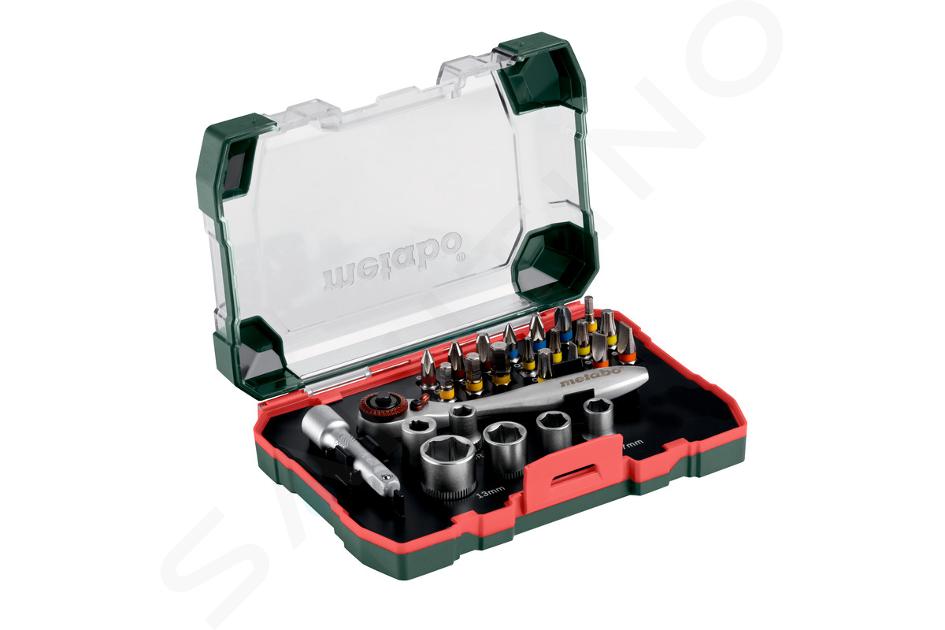 Metabo Accessori - set di 26 pezzi di bit e bussole 626701000