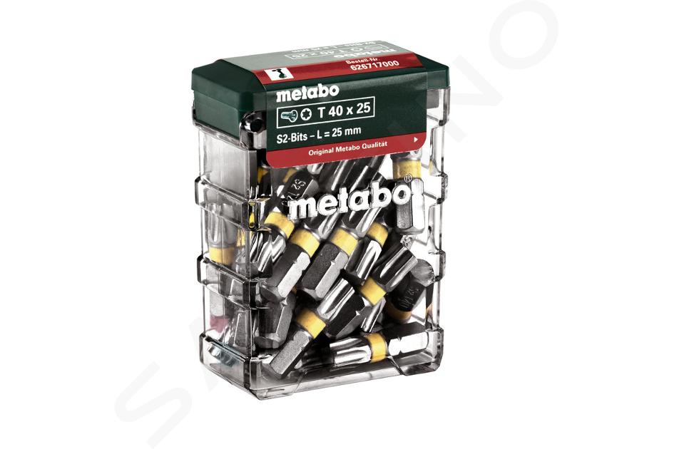 Metabo Accessori - Set di bit T40, 25 pezzi 626717000