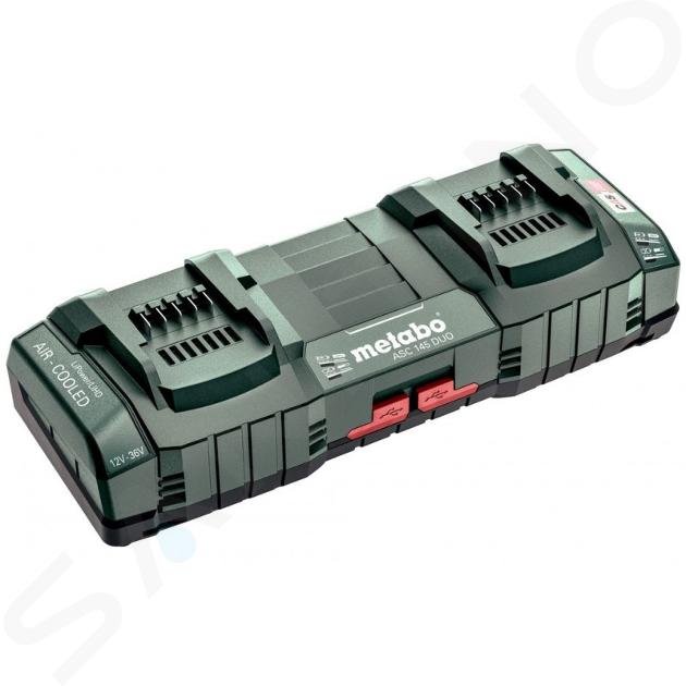 Metabo Accesorios - Cargador rápido de 8 A con 2 puertos, para baterías de 12-36 V 627495000