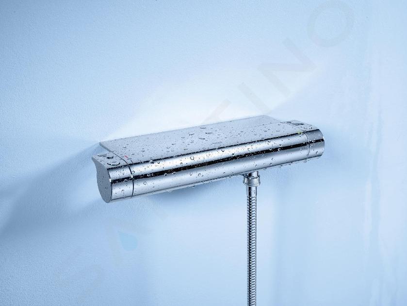 Lang hoofdkussen Verschrikking Grohe Grohtherm 2000 - Thermostatische douchekraan, chroom 34469001 |  Sanitino.nl