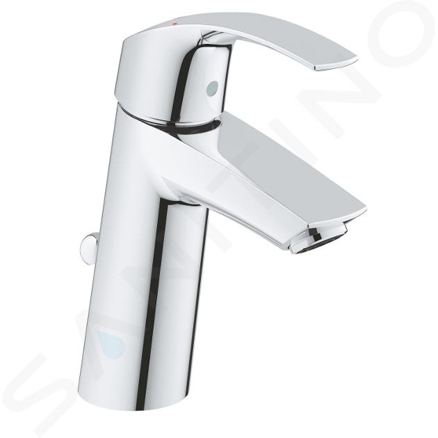 Grohe Eurosmart - Grifo de lavabo con desagüe, cromo 23322001