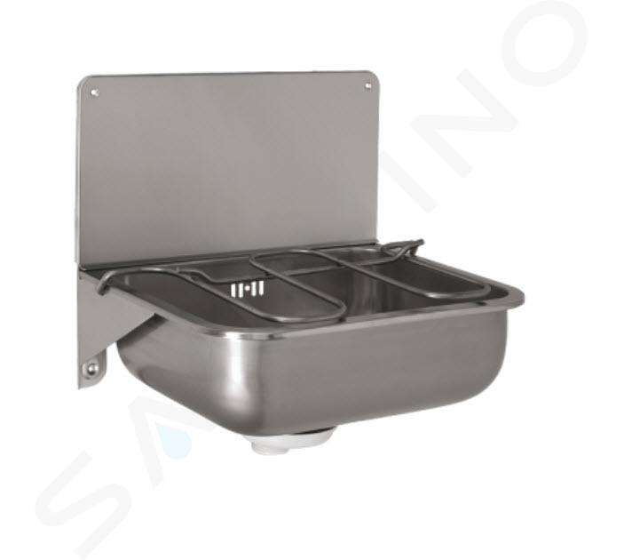 Sanela Spălătoare inox - Chiuvetă multirol suspendată 440x330 mm, inox SLVN 01