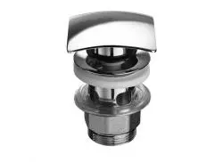 Schell Quad - QUAD PUSH OPEN tapón de lavabo de diseño, cromado 020010699
