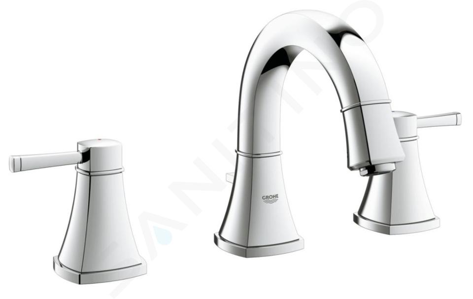 Grohe Grandera - Trojotvorová umývadlová batéria, chróm 20417000