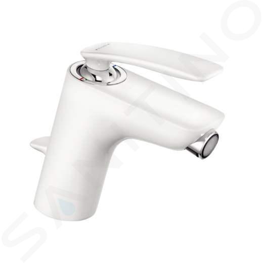 Kludi Balance - Miscelatore monocomando per bidet, bianco/cromato 522169175