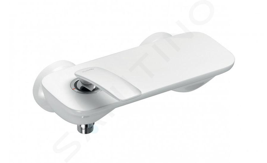 Kludi Balance - Grifo monomando de ducha, blanco/cromo 527109175