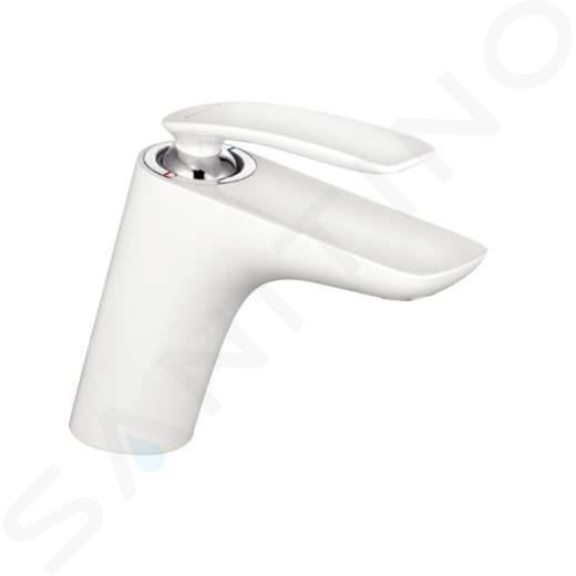 Kludi Balance - Miscelatore monocomando per lavabo, bianco/cromato 520269175