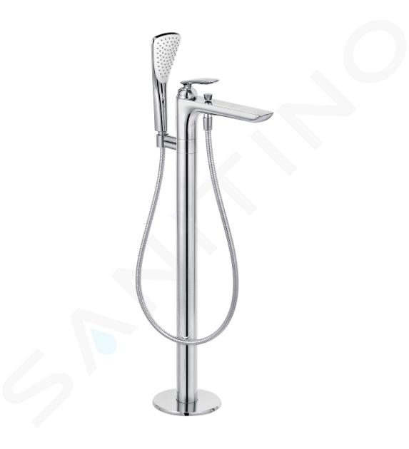 Kludi Balance - Grifo de bañera de suelo, cromo 525900575