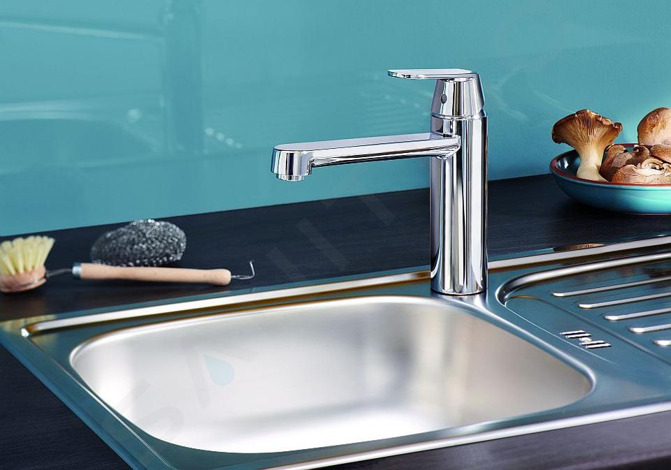 Grohe Eurosmart Cosmopolitan, miscelatore cucina monocomando con