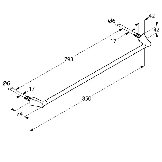 Kludi A-QA Brausehalter Weiß - 6555143-00