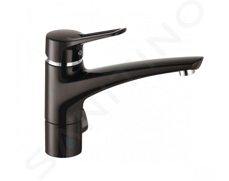 Kludi Mx - Eengreeps keukenkraan, aansluiting voor was-/vaatwasmachine, chroom/mocca 399068262